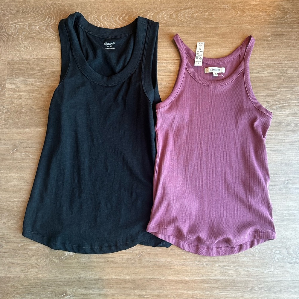 Madewell knit tanks